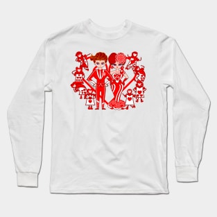 King and Queen of Hearts Long Sleeve T-Shirt